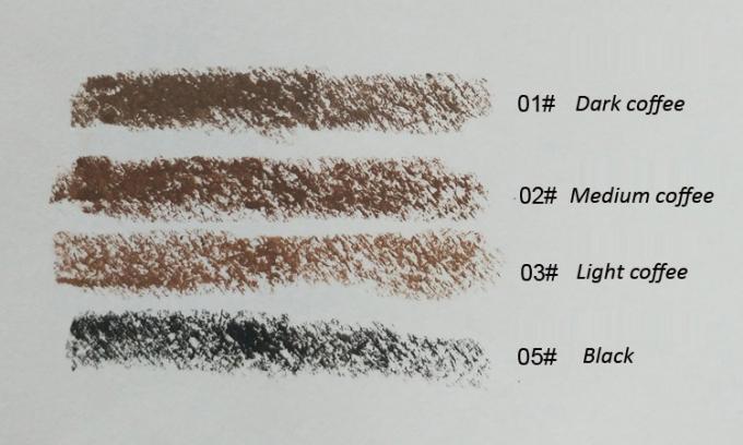 COem ιδιωτικά προϊόντα Makeup φρυδιών μολυβιών φρυδιών ετικετών διπλά επικεφαλής ορυκτά