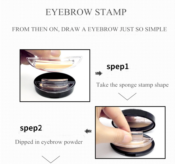 Ορυκτό γραμματόσημο σκονών φρυδιών προϊόντων Makeup φρυδιών συστατικών για την οκνηρή γυναίκα