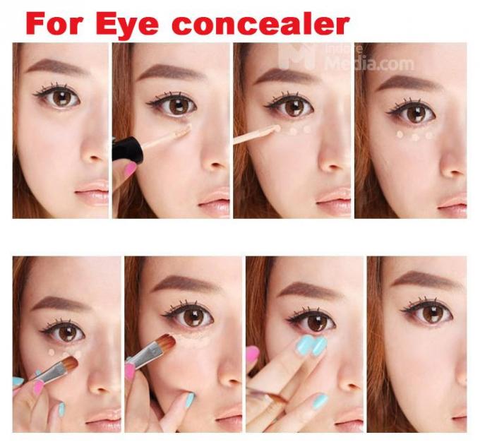 Δημιουργήστε το Concealer σας Makeup 4 παλέτα Makeup Concealer προσώπου χρωμάτων