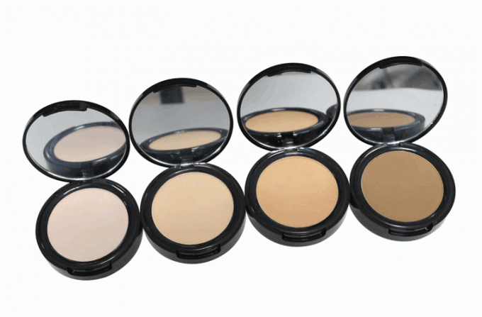 Μακράς διαρκείας σκόνη Makeup προσώπου εξαρτήσεων περιγράμματος κρέμας με τη συνήθεια χρώματος καθρεφτών