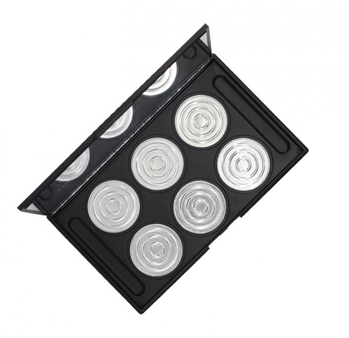 6 μαύρο κενό λογότυπο εκτύπωσης οθόνης πλαστικών υλικών παλετών Concealer τρυπών