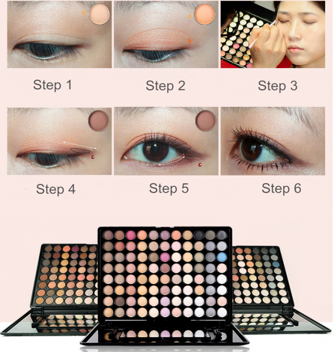 Νέος φθάστε παλέτα 88 Makeup χρώμα όλη Shimmer η σκιά ματιών σκιάς ματιών