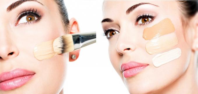 Ιδιωτικό υγρό ίδρυμα Makeup ετικετών 6 χρώματα διαθέσιμα για τον τόνο δερμάτων σας