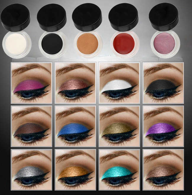 12 το χρώμα οργανικό Makeup ακτινοβολεί Smudge πήκτωμα Eyeliner απόδειξης που είστε κύριος του εμπορικού σήματος μακράς διαρκείας
