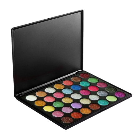 Shimmer 35 χρώμα ακτινοβολεί παλέτα Makeup σκιάς ματιών χρωστικών ουσιών κατάλληλο για όλα τα δέρματα