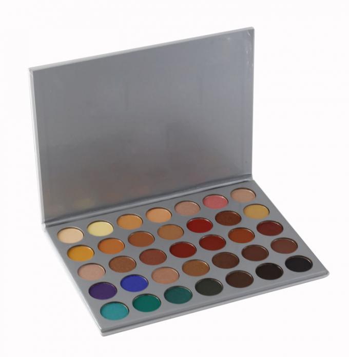 Ιδιωτικό ιδιαίτερα-χρωματισμένο ετικέτα χρώμα 35 παλετών σκιάς ματιών Makeup