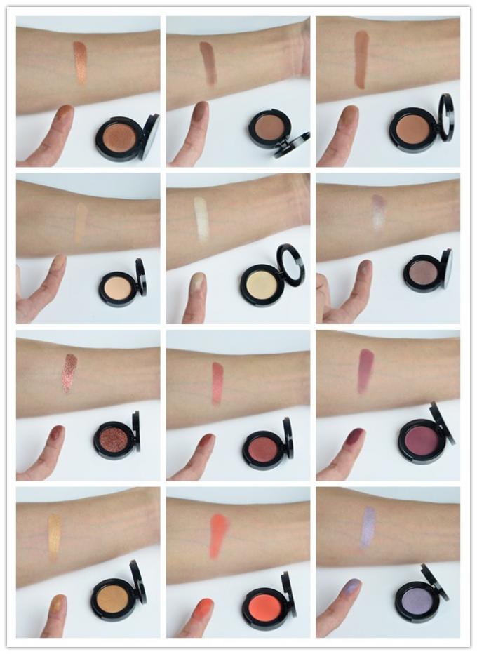 Shimmer/μεταλλινών Makeup σκιάς ματιών ιδιωτική ετικέτα καλλυντικών χρώματος παλετών ενιαία