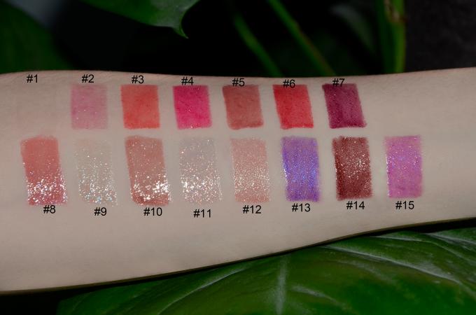Σαφές Shimmer Lipgloss χρωστικών ουσιών 15 χρωμάτων προϊόντων χειλικού Makeup υψηλό αδιάβροχο