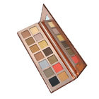 Highly Pigmented Mineral Eyeshadow Palette Nudes Bronzing Powder 14 Colors