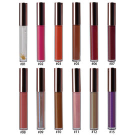 Κίνα 15 καλλυντικά Lipgloss χειλικού Makeup χρωμάτων που ενυδατώνουν 10g με το ιδιωτικό λογότυπο εργοστάσιο