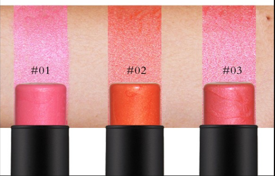 Η τέλεια Shimmer Makeup κρέμα κοκκινίζει ραβδί που 3 χρώματα μακράς διαρκείας ενυδατώνουν