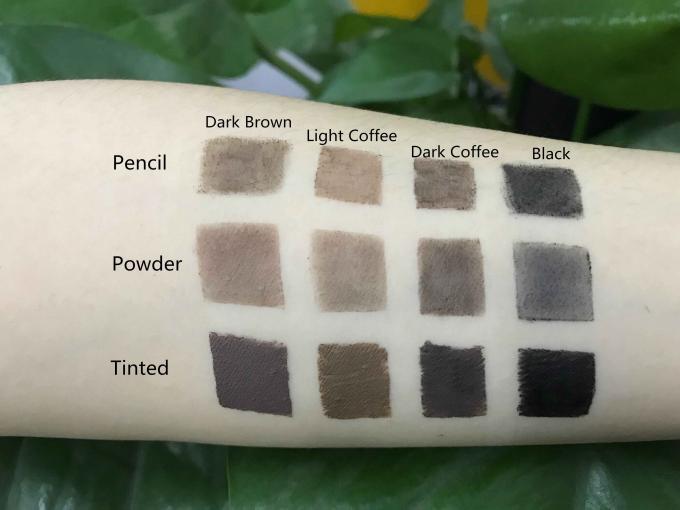 4 χρώματος φρυδιών ορυκτό συστατικό πηκτωμάτων φρυδιών Makeup βαμμένο προϊόντα