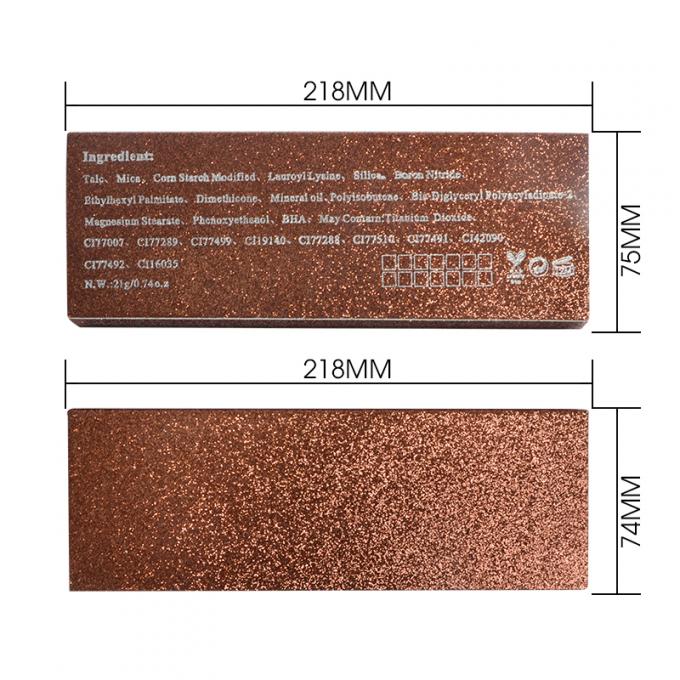 Οποιαδήποτε σκιά ματιών Makeup ματιών περιπτώσεων στεγανοποιεί 14 χρώματα με το εμπορικό σήμα σας
