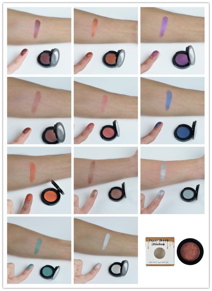 Shimmer/μεταλλινών Makeup σκιάς ματιών ιδιωτική ετικέτα καλλυντικών χρώματος παλετών ενιαία
