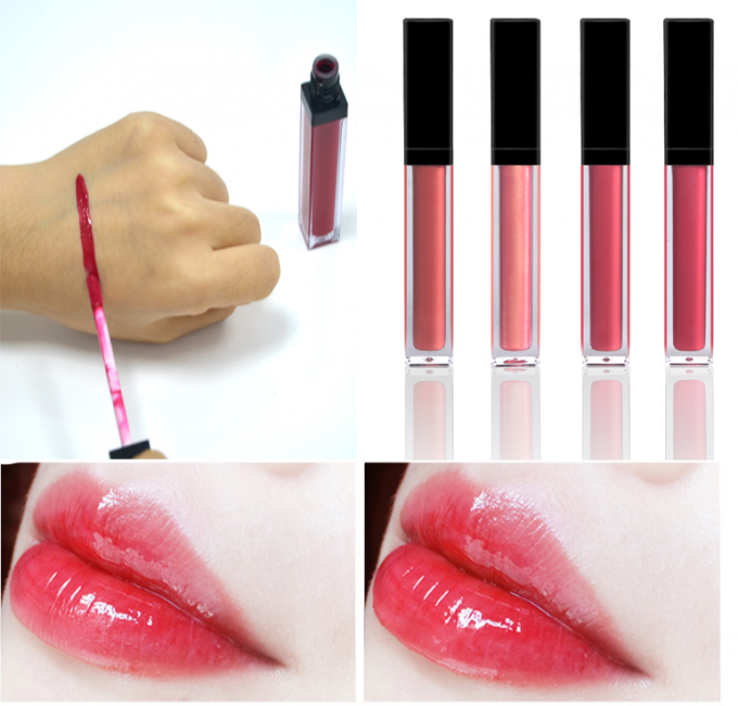 Λαμπρή χειλικού Makeup προϊόντων μακράς διαρκείας στιλπνή ικανότητα εντύπου 8ml Lipgloss υγρή