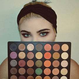 Cosmetic Glitter / Matte Eye Makeup Eyeshadow Earth Color For All Skin